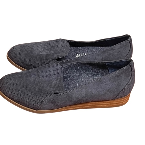 Dr. Scholl's Womens Dawned Navy Wedge Foam Cushioned Loafer Size 6.5 - Picture 2 of 8